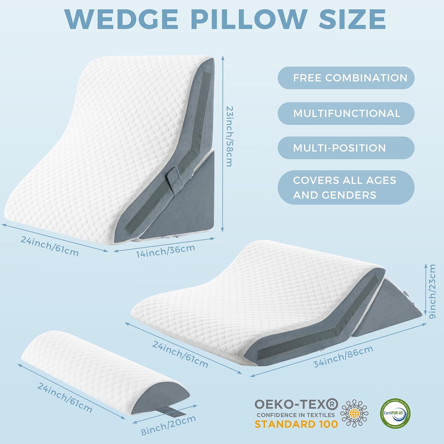 Pleene RestEasy™ 3-in-1 Support Cushion