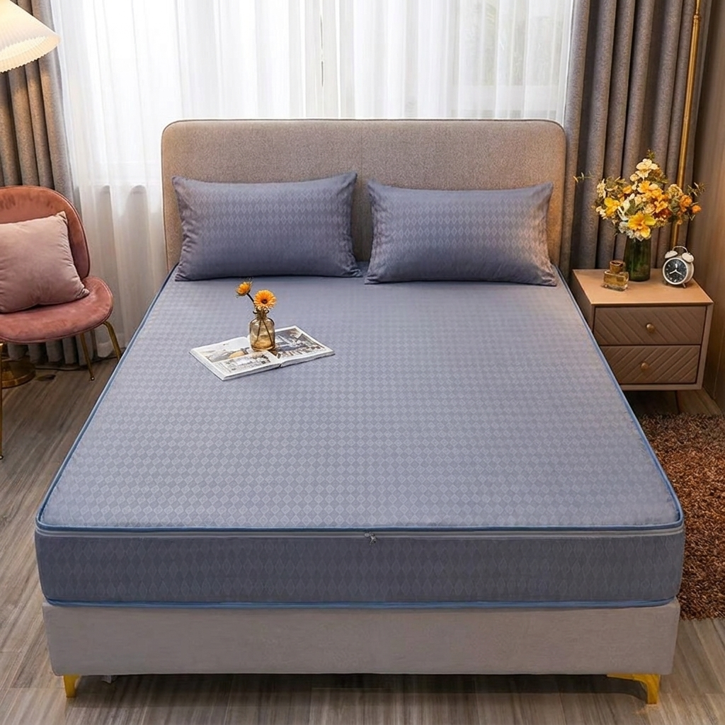 ZipSheet™ — Zip-On Bed Sheet Set