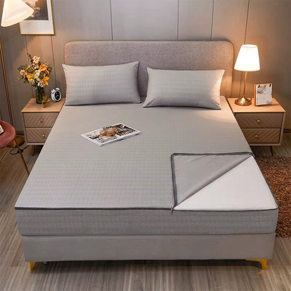 ZipSheet™ — Zip-On Bed Sheet Set